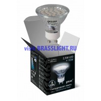 Ультра-Энергосберегающая LED лампа 2,5w 4100K 220v GU10 - EB101006225